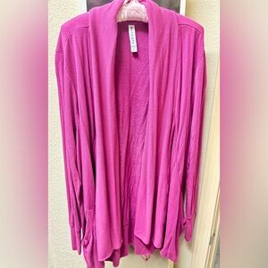 Athleta cocoon jacket in raspberry